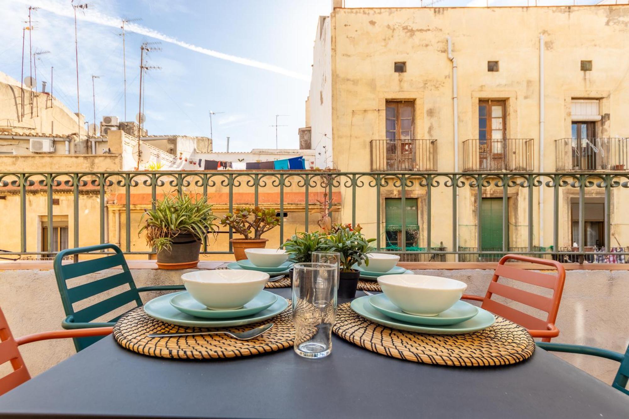 Ferienwohnung Grooovy Duplex Amb Terrassa Tarragona Exterior foto